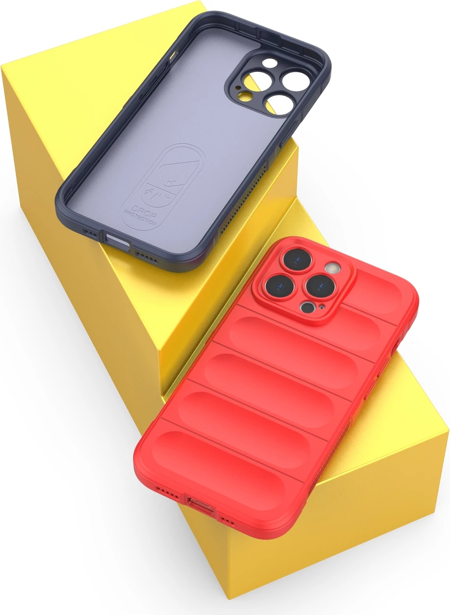 Mbështjellës Hurtel Magic Shield Case për iPhone 13 Pro, TPU, Kaltër e errët