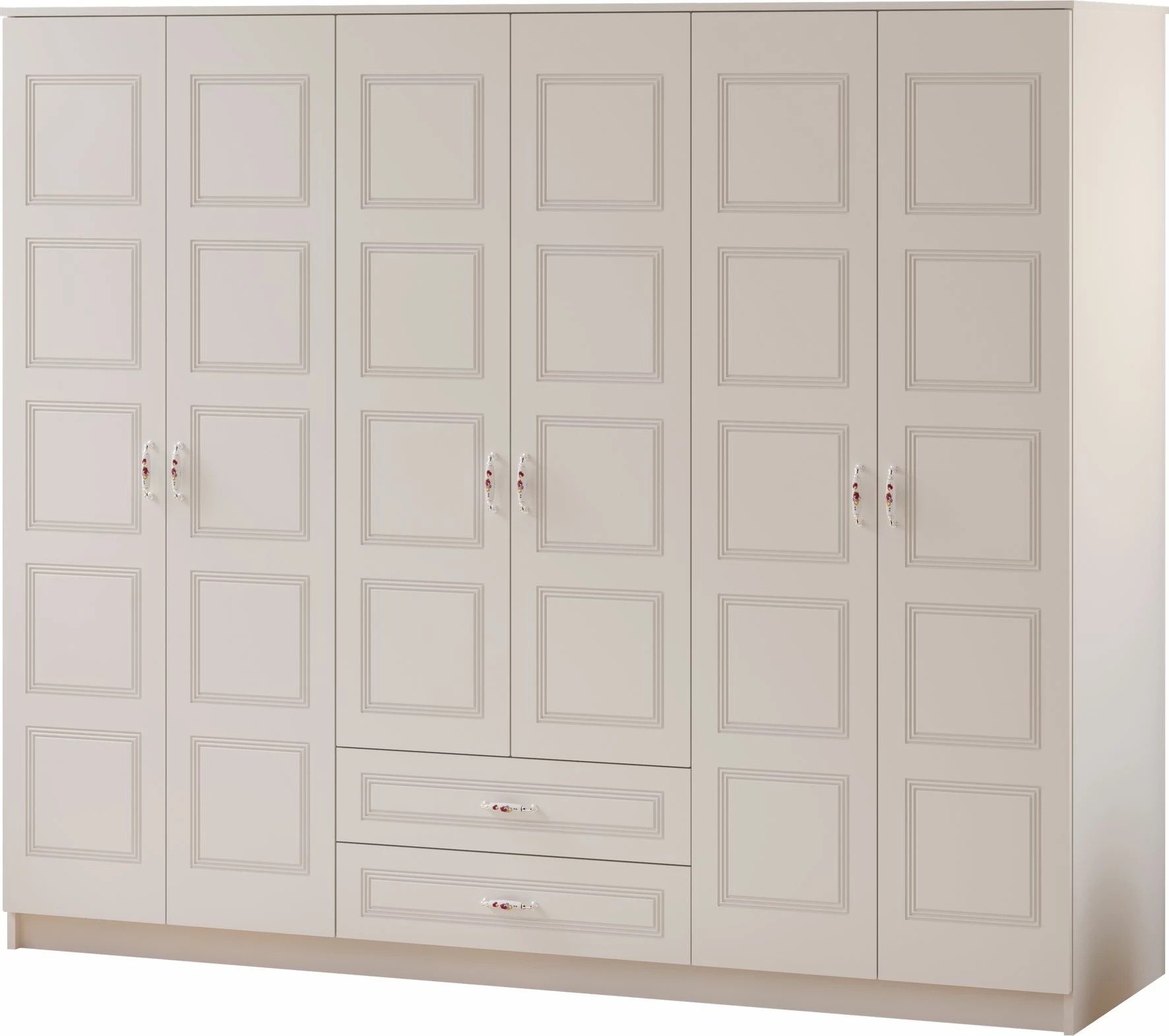 Dollap Skye Decor, ngjyrë e bardhë mat, RB-003