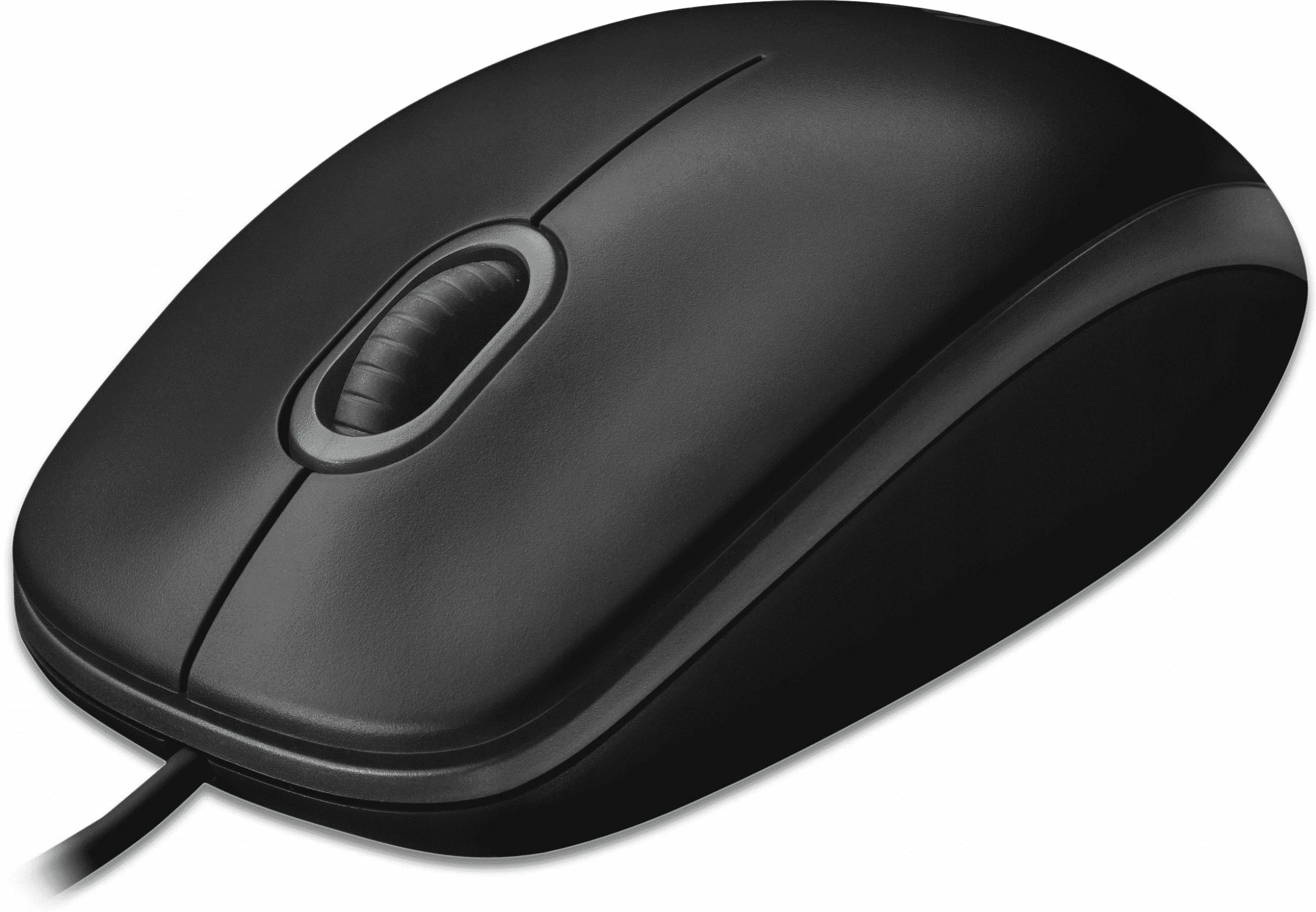 Maus Logitech B100 910-003357 800 DPI USB me kabllo, i zi