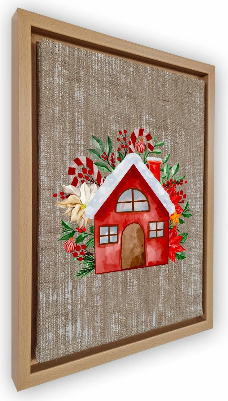 Pikturë dekorative në kanavacë me kornizë, Wallity, NLJ06_6696, shumëngjyrëshe, 67x97cm