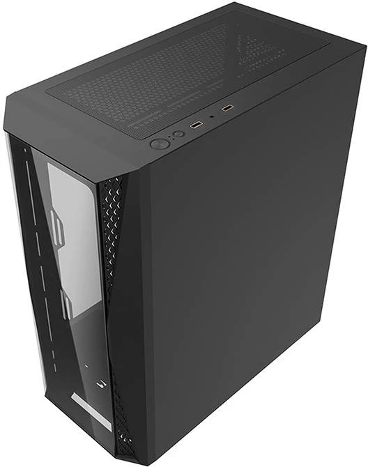 Kasë Darkflash DK352 Plus me 4 ventilatorë ARGB, Middle Tower, ATX, E zezë