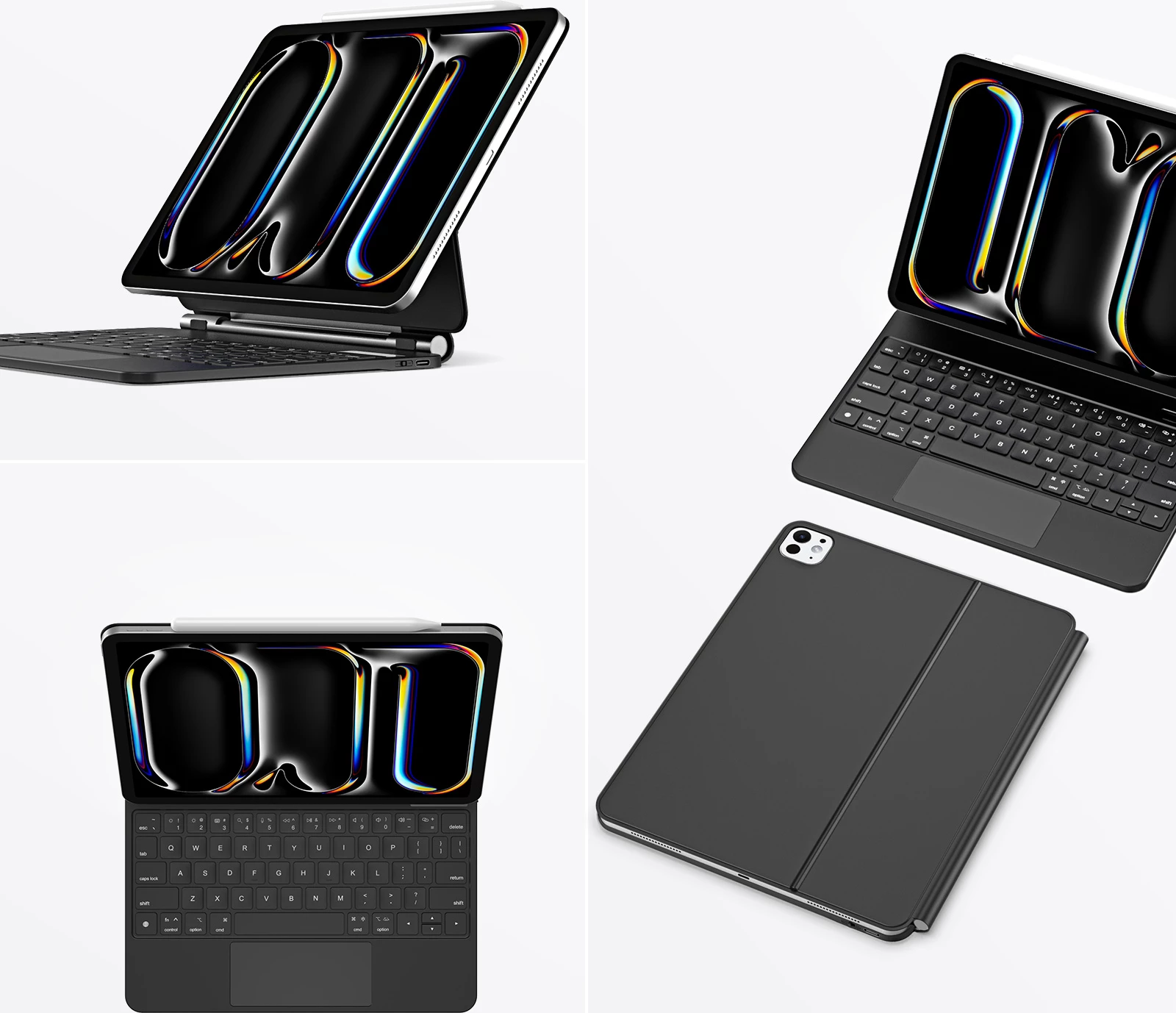 Mbështjellës me tastierë Bluetooth Dux Ducis MK Series për iPad Pro 11" (2024), i zi