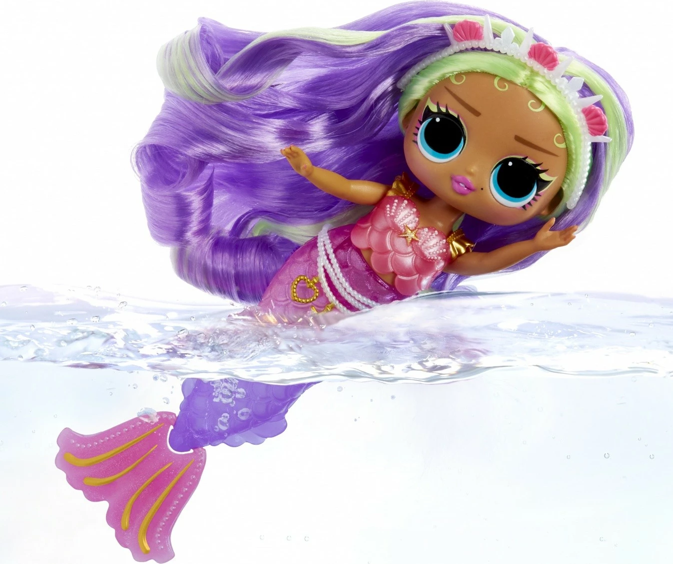 Kukull L.O.L. Surprise Tweens Mermaid Cleo Cove, me bisht që ndryshon ngjyrë