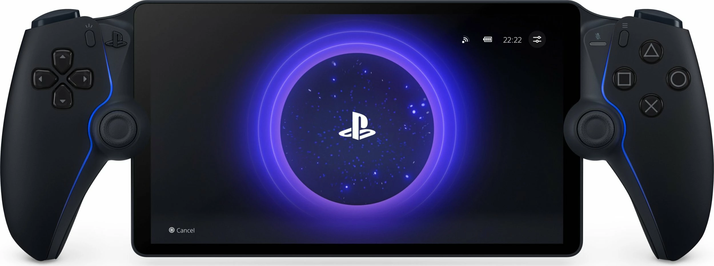 Konzolë portative Sony PlayStation Portal, ekran 8\" LCD 1080p/60Hz, Wi‑Fi streaming, e zezë, set me kabllo USB‑C