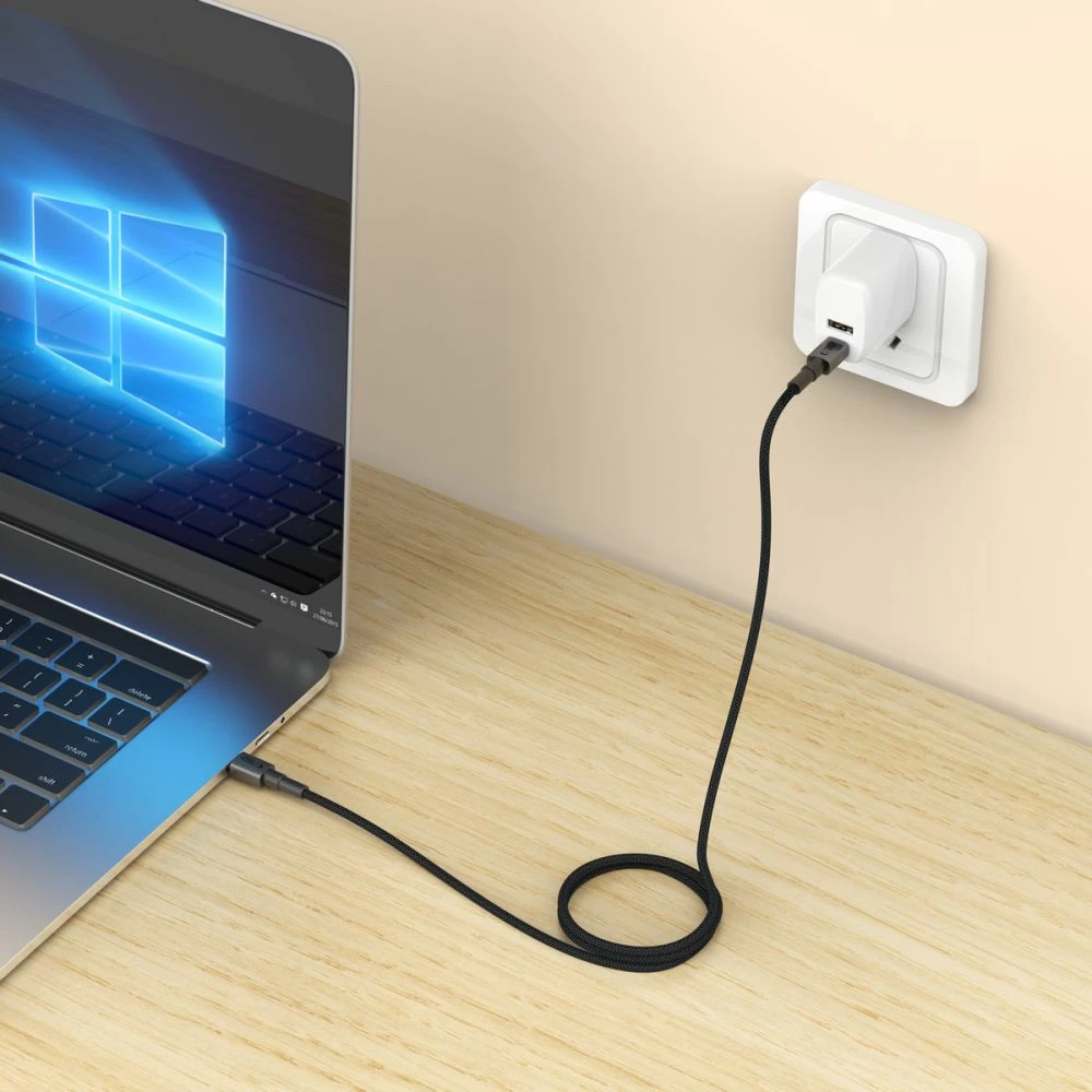 Kabllo USB-C Tech-Protect UltraBoost DNA, 50cm, 60W, Gri