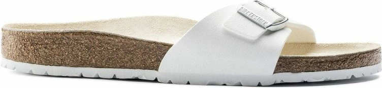 Papuqe femra Birkenstock, të bardha