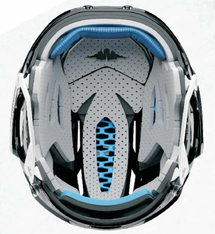 Helmetë hokeji për meshkuj Mission, e kuqe