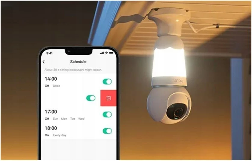 Kamerë sigurie IP Imou Bulb Cam 5MP IPC-S6DP, e bardhë