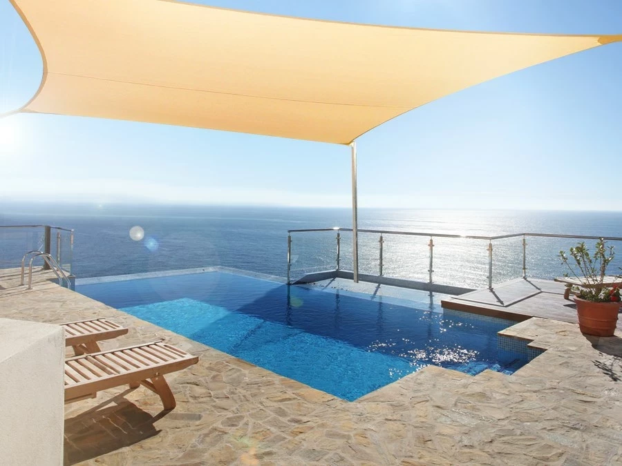 Tendë kopshti GreenBlue GB504, 4 x 4 m, bezhë