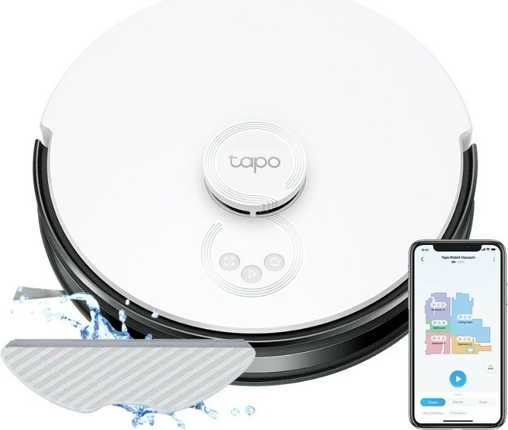 Robot pastrues TP-LINK Tapo RV30, 4200Pa, 5000mAh, bardhë