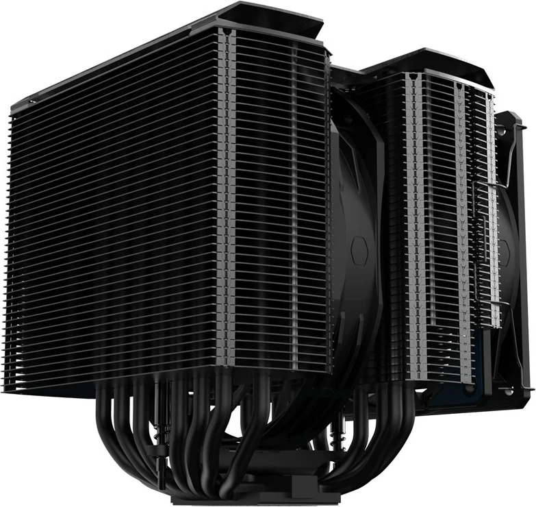 Ftohës ajri për procesor Cooler Master MasterAir MA824 Stealth, 120/135 mm, Zi