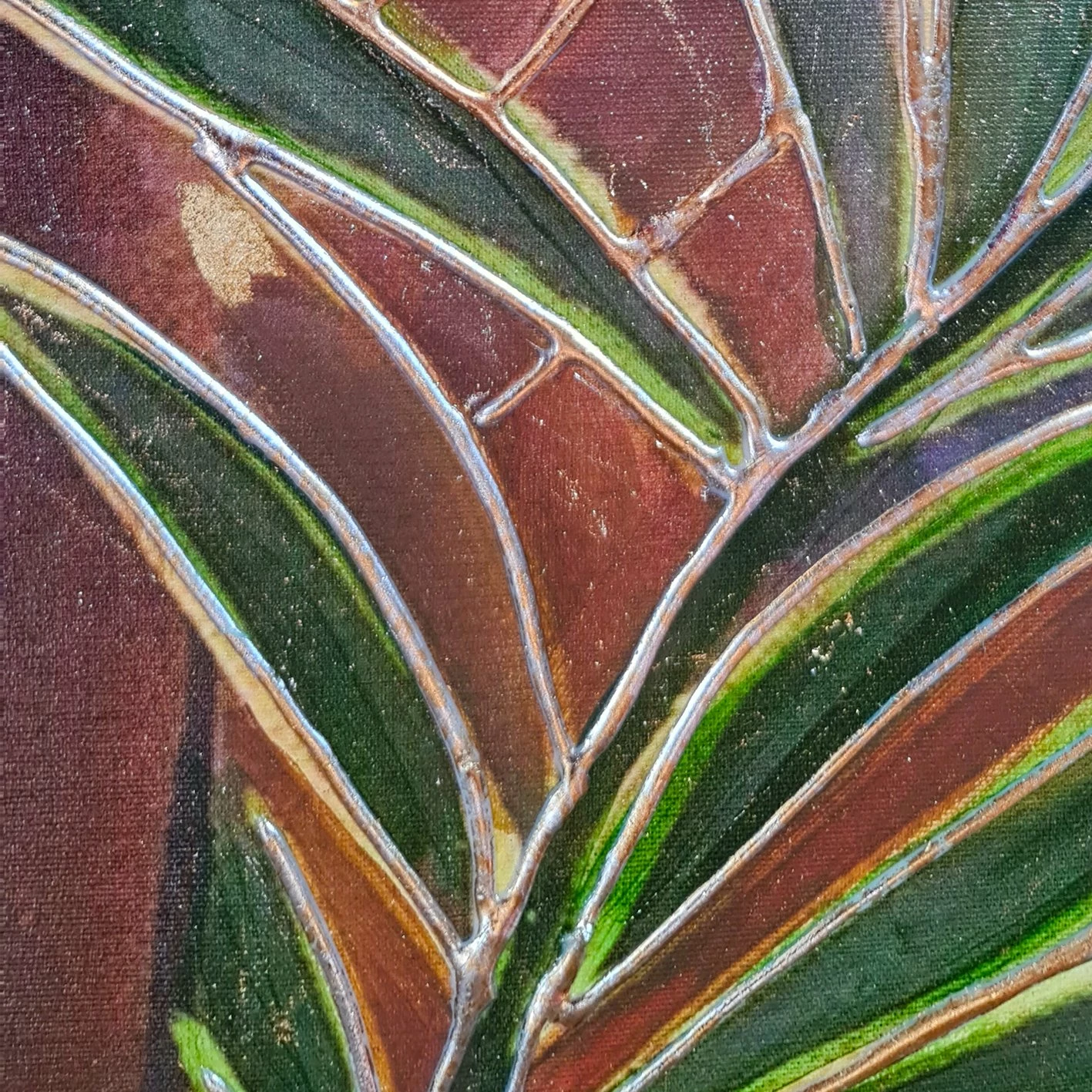 Pikturë dekorative me vaj, shumëngjyrëshe, Wallity, OPG46123 - 100x140cm