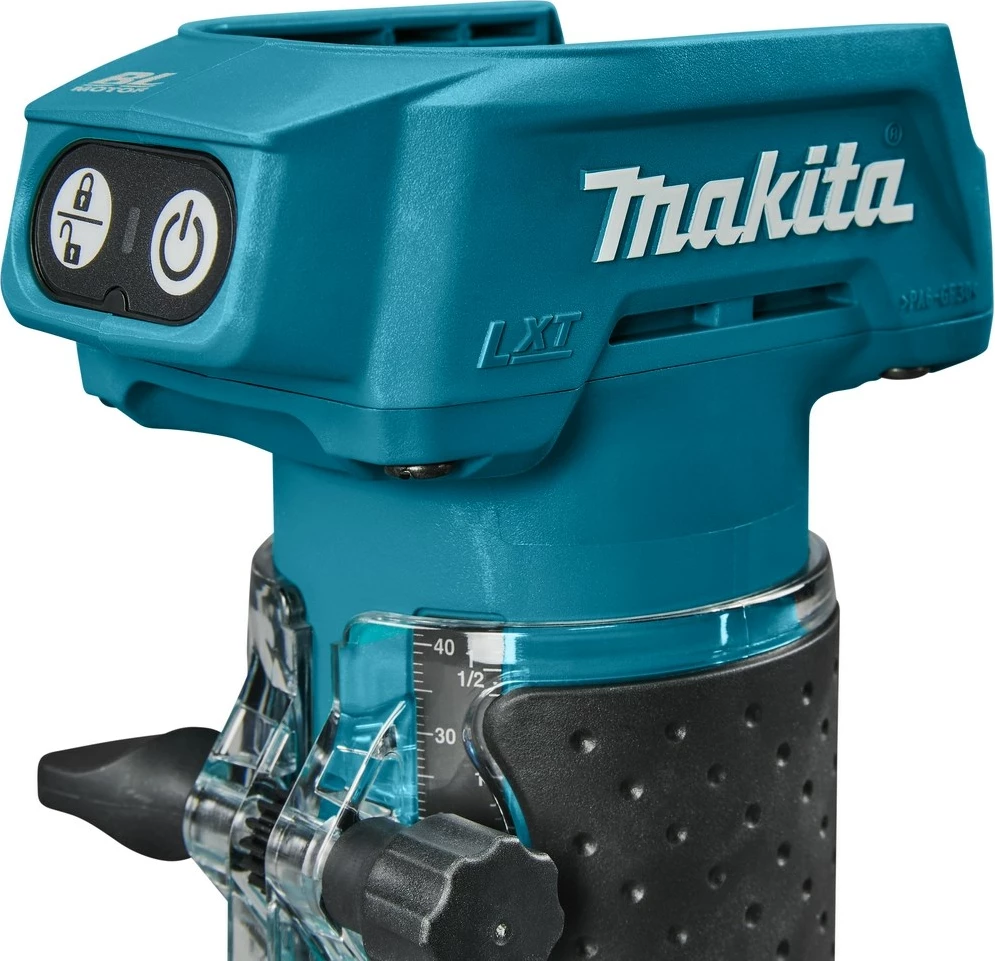 Freze me bateri Makita DRT52Z, 18V, kaltër/zezë