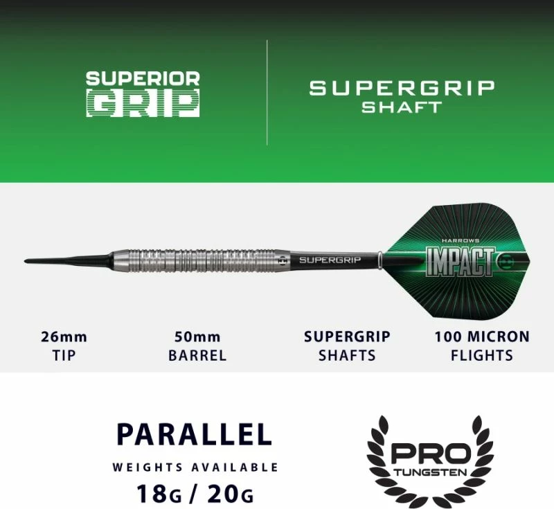 Shigjeta soft tip për dart Harrows