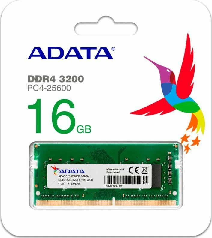 RAM Memorje ADATA Premier AD4S320016G22-SGN DDR4 SO-DIMM 16GB 3200MHz CL22, 1 modul