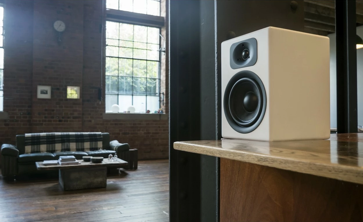 Sistem zëri Wavemaster TWO NEO, 60W, Bluetooth, amplifikator, bardhë