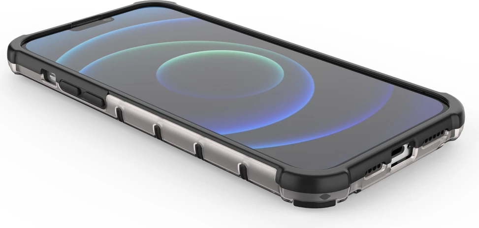 Mbështjellës Hurtel Honeycomb për iPhone 13 Pro Max, i zi