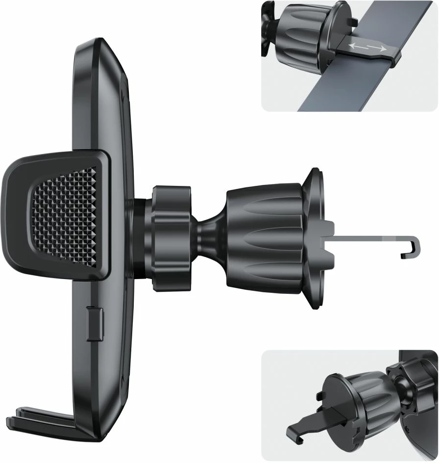 Mbështjellës Tech-Protect V8 për makinë, për CD slot ose ventilator, i zi