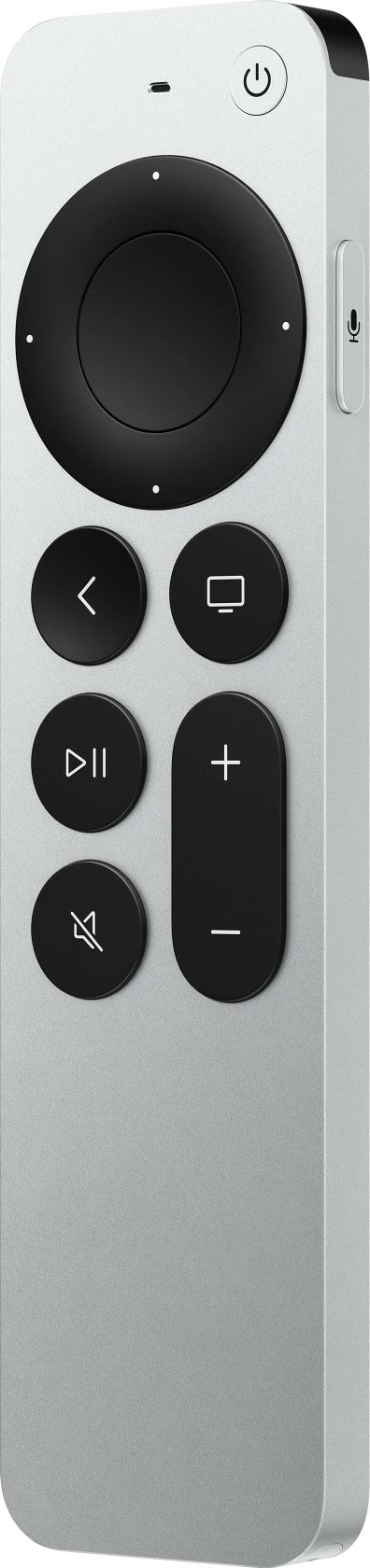 Telekomandë Apple Siri Remote MW5G3Z/A, gjenerata e 3-të, e zezë dhe argjendtë