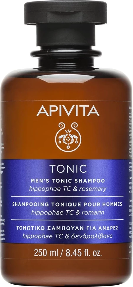 Shampon kundër rënies së flokëve për meshkuj Apivita Men’s Tonic, 250ml