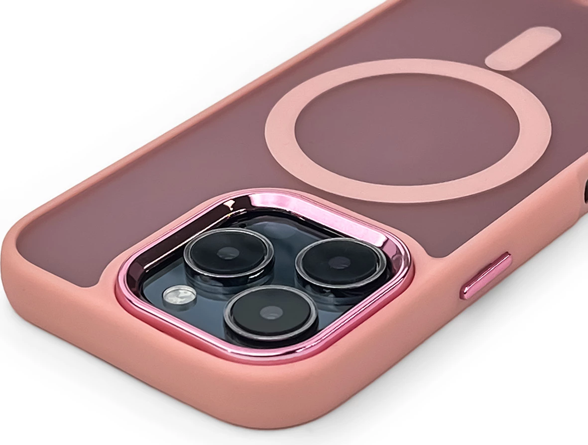 Mbështjellës Hurtel Fashion Case MagSafe për iPhone 16 Plus, rozë