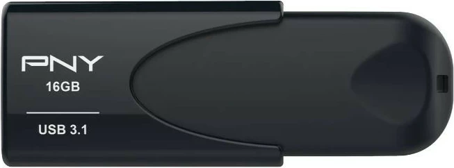 Pendrive PNY Attaché 4, 16GB, USB 3.1, e zezë