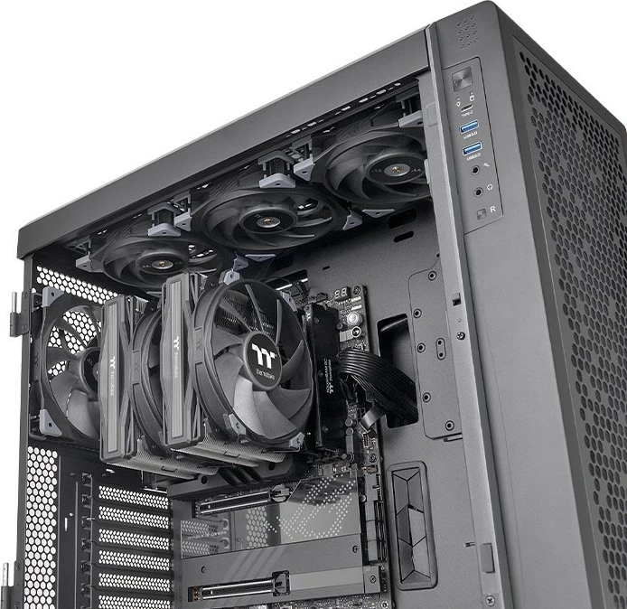 Ftohës ajri Thermaltake TT TOUGHAIR 710, dual tower, 2 ventilatorë 14cm, gri