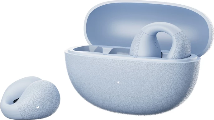 Kufje QCY Crossky C10, wireless, Bluetooth 5.4, IPX5, blu, me kuti karikimi