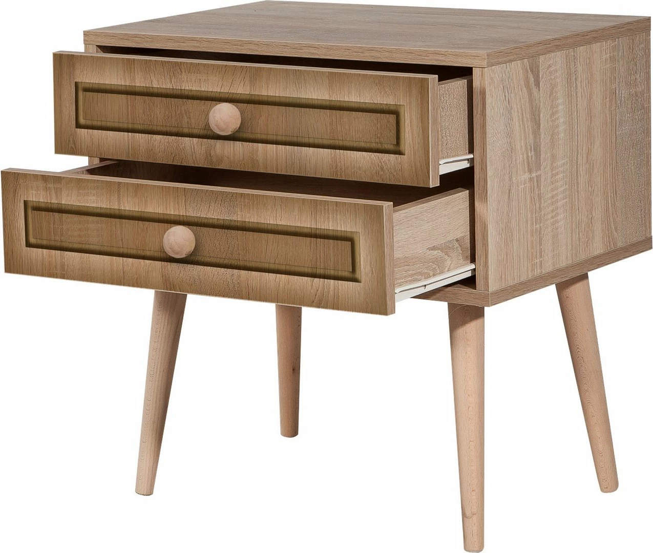 Komodinë nate Hanah Home, dy sirtarë, 420