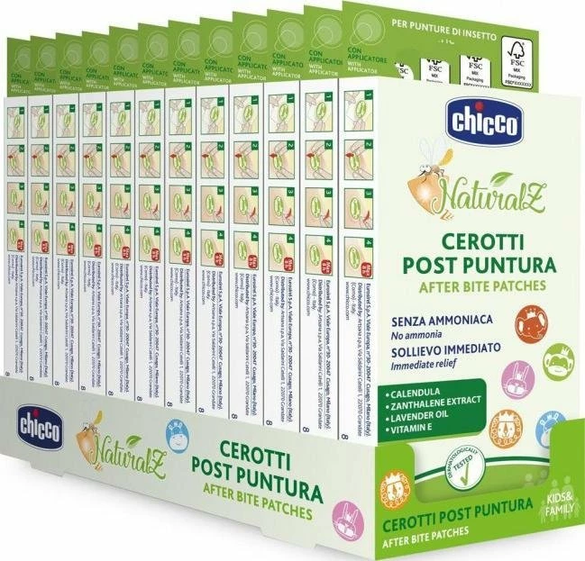 Flaster kundër pickimeve Chicco Bite Plasters 30 copë, transparent