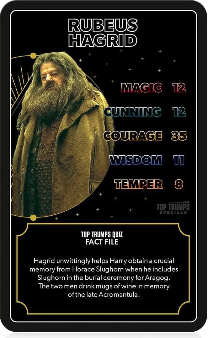 Lojë me letra Top Trumps Specials Harry Potter Heroes of Hogwarts, 30 karta, anglisht, 6+, 2+ lojtarë