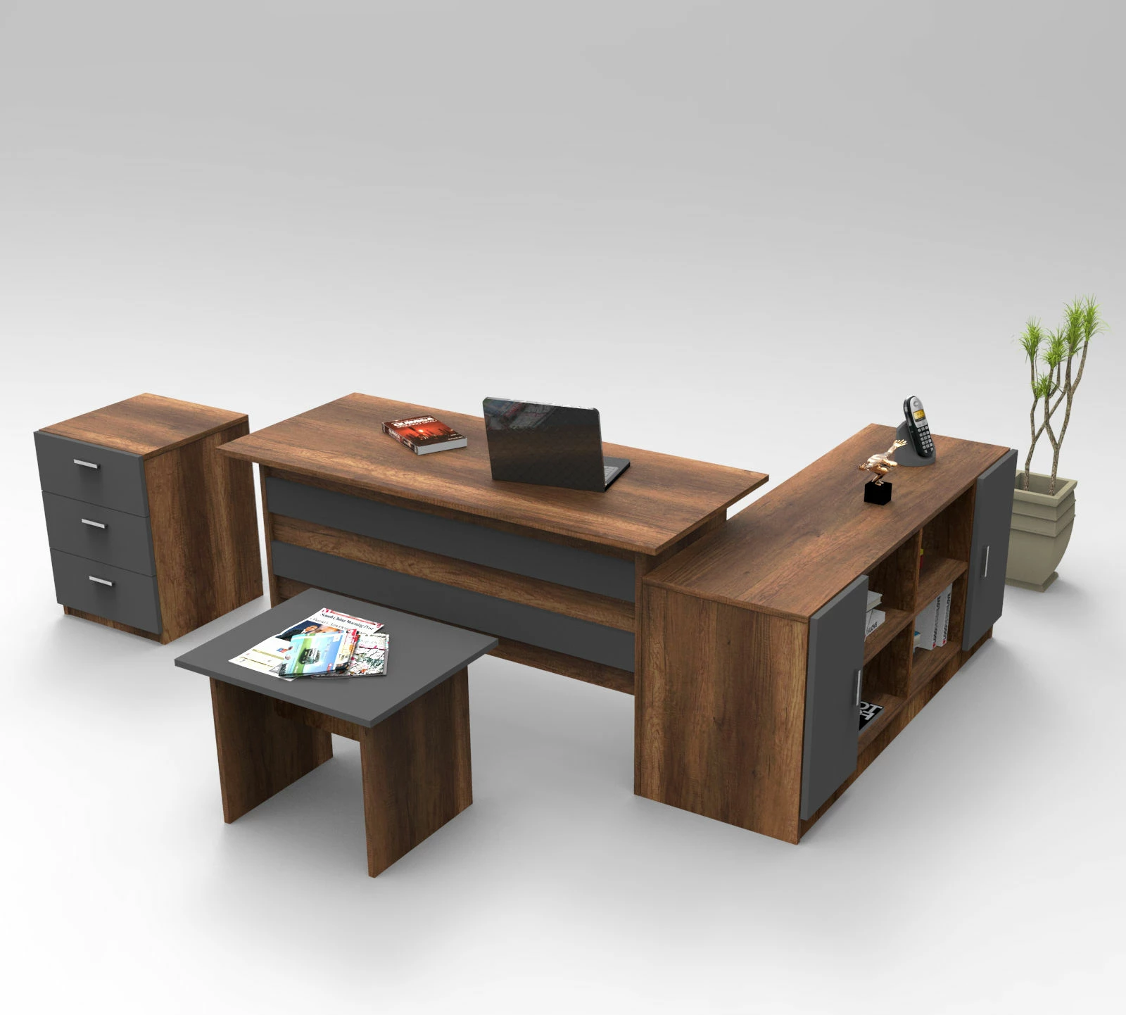 Set mobiljesh për zyre Hanah Home, Vo13-Ba