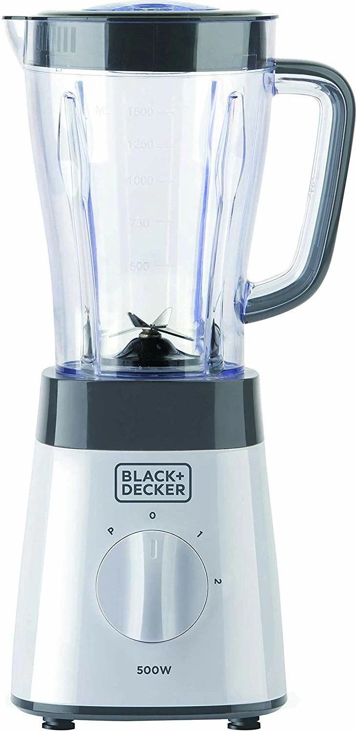 Blender tavoline Black&Decker BXJB500E 500W 1.5L 2 shpejtësi + Turbo/Pulse i zi