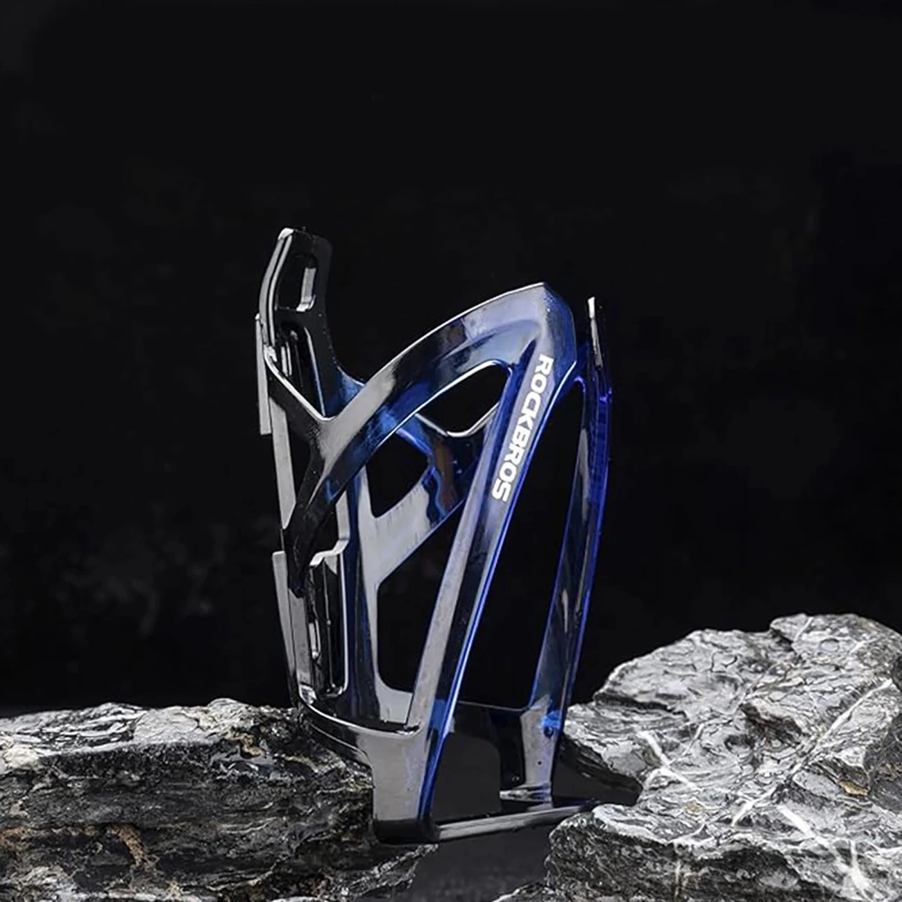 Mbajtës shishe për biçikletë Rockbros FK338, PC, zi/blu