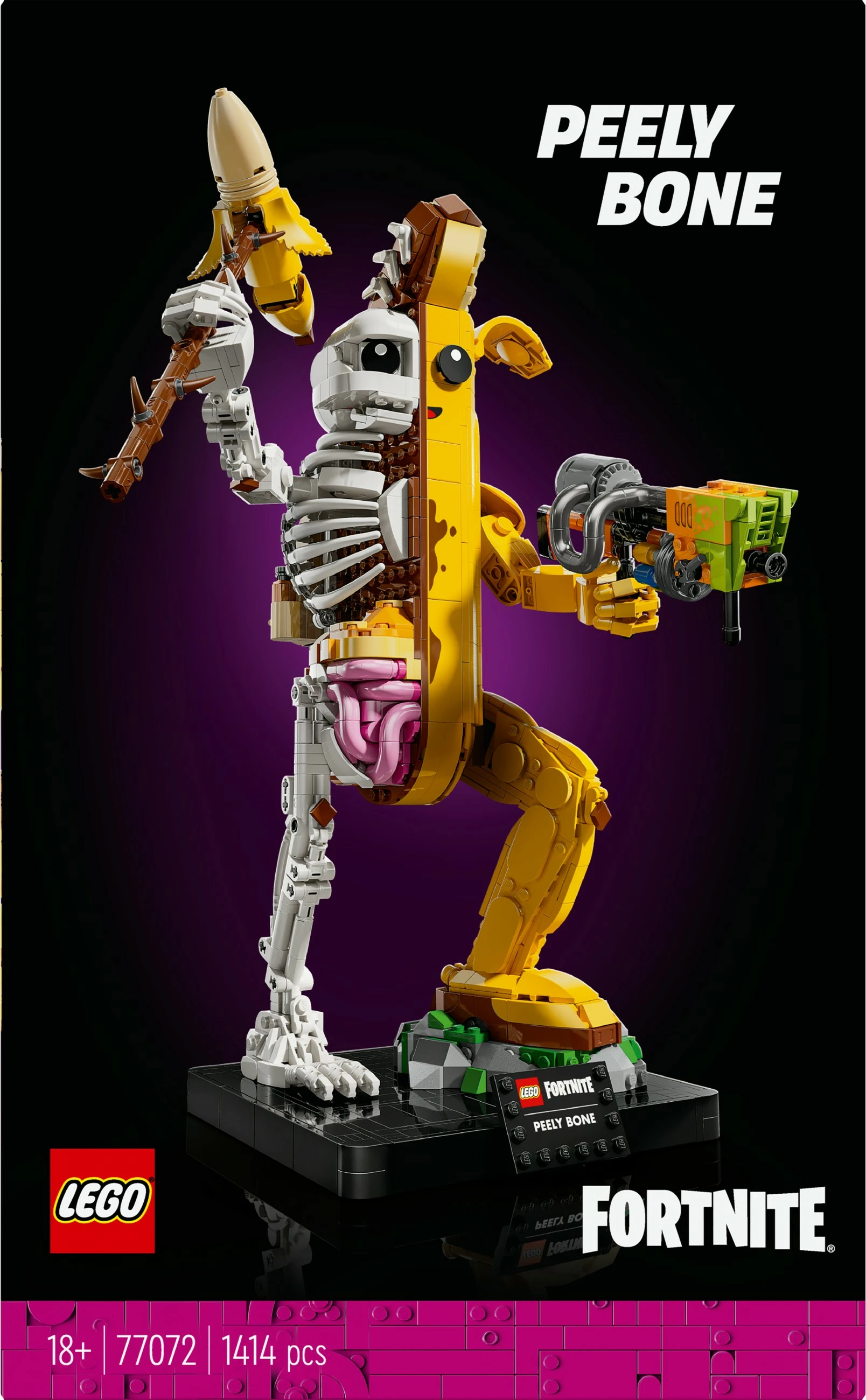 Set ndërtimi LEGO Peely Bone, 77072, 1414 copë, shumëngjyrësh