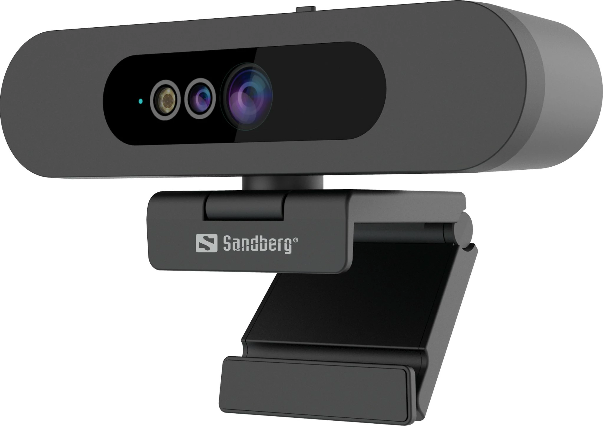 Webcam Sandberg Face-ID 2, 2 MP, Full HD, 1920 x 1080, e zezë