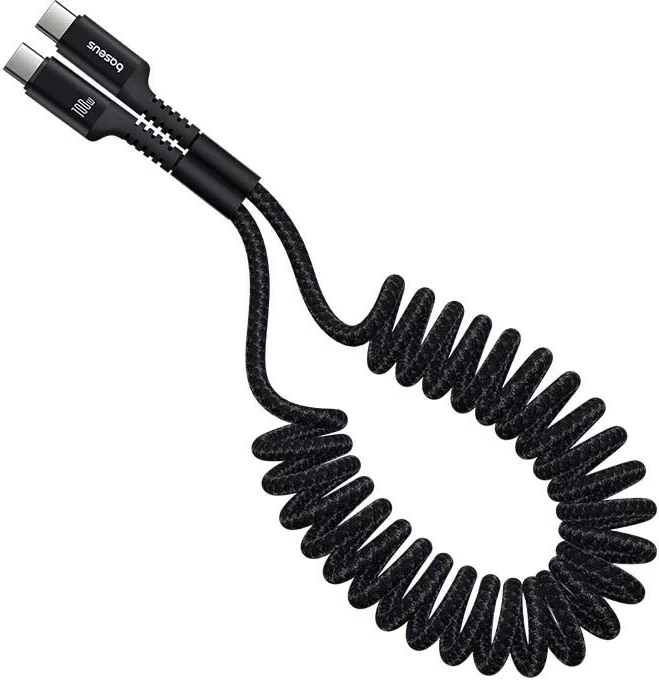 Kabllo Baseus Fish-Eye USB C në USB C, 1 m, 100 W, E zezë