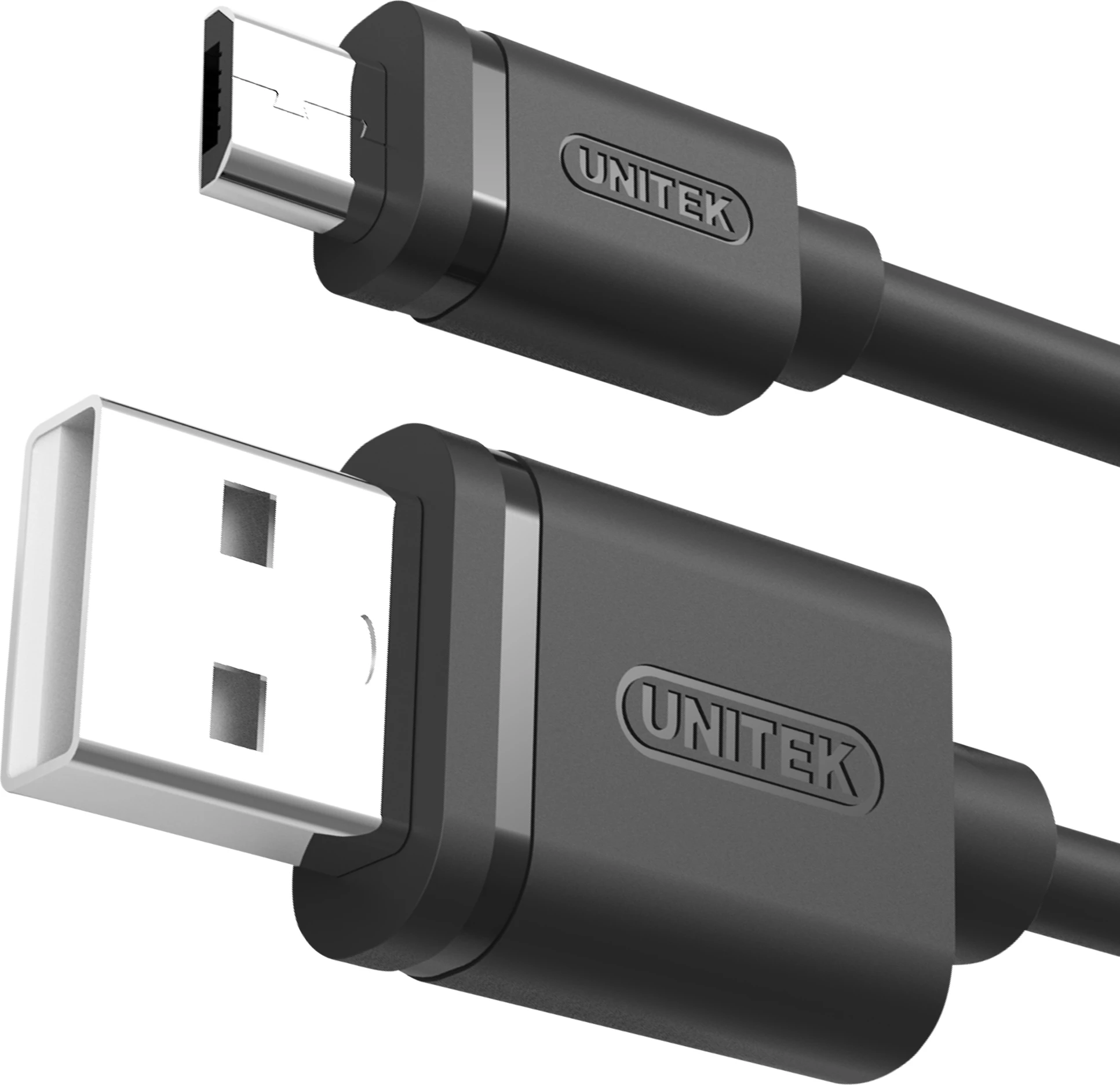 Kabllo USB-A në microUSB Unitek Y-C451GBK 1 m USB 2.0 2.4A e zezë