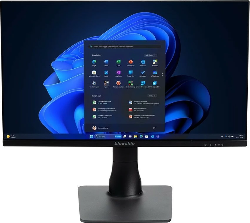 Kompjuter All-in-One bluechip BUSINESSline AIO2350, i5 14400, 16GB RAM, 500GB SSD, 23.8" LED IPS, Wi-Fi 6, Windows 11 Pro