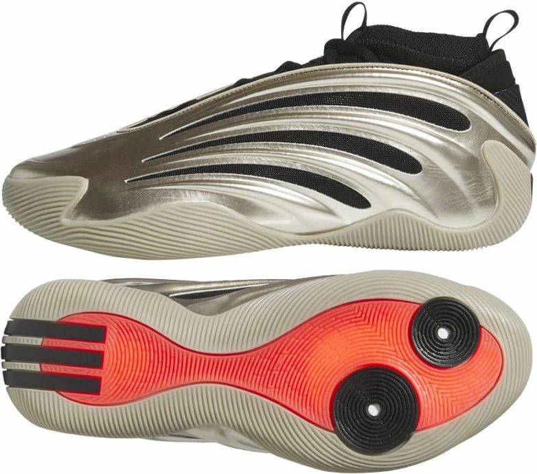 Atlete basketbolli adidas për meshkuj, të hirtë