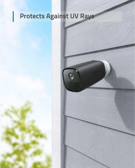 Mbështjellës silikoni ANKER Eufy Security për eufyCam 1 dhe 2, T8711111, 2 copë, i zi