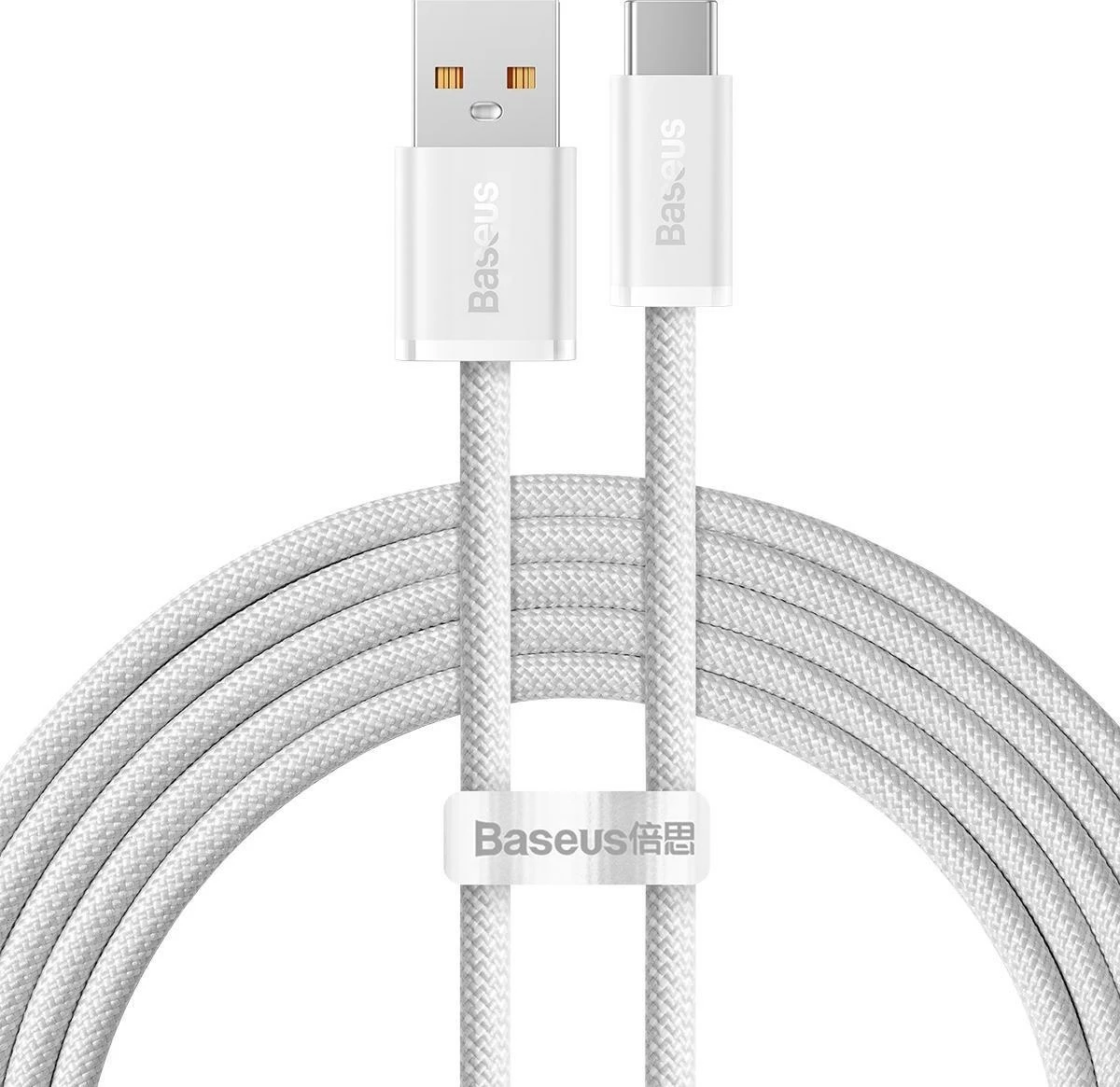 Kabllo Baseus Dynamic Series CALD000702 USB-A në USB-C 2 m 100W e bardhë