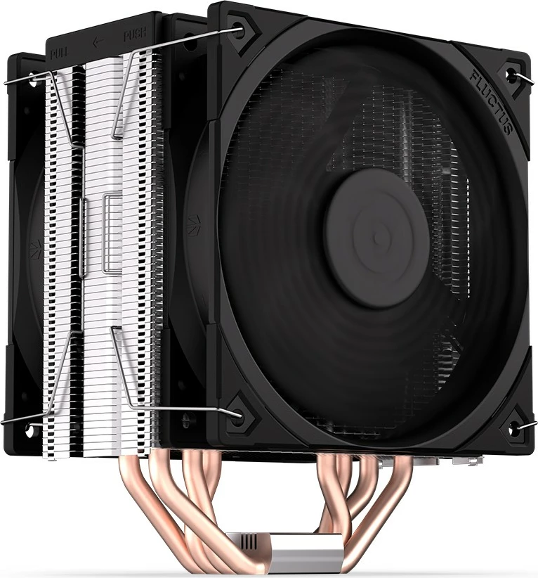 Ftohës procesori Endorfy Fera 5 Dual Fan, EY3A006, 2 ventilatorë, 12 cm, për socket Intel/AMD, i zi