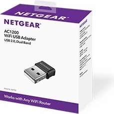 Adapter WiFi NETGEAR A6150, Wireless, USB, Wi-Fi 5, 867 Mbit/s, e zezë