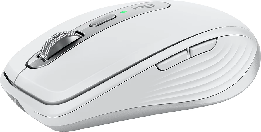 Maus Logitech MX Anywhere 3S Bluetooth/RF, 200-8000 DPI, USB-C, Pale Grey