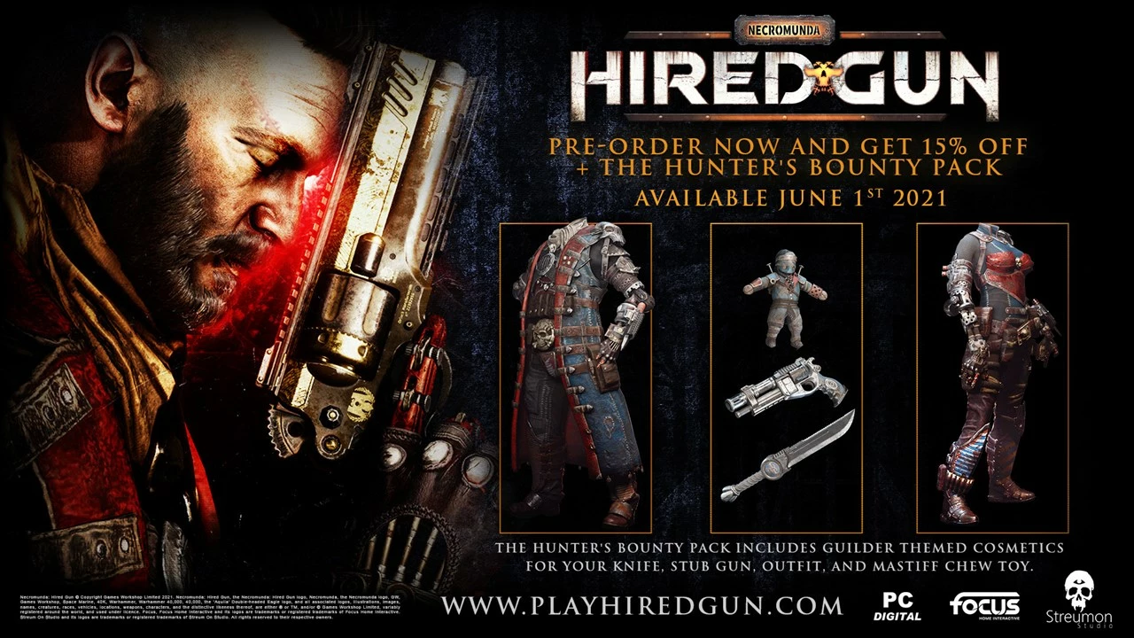 Lojë për Xbox One Focus Home Interactive Necromunda: Hired Gun, PEGI 18