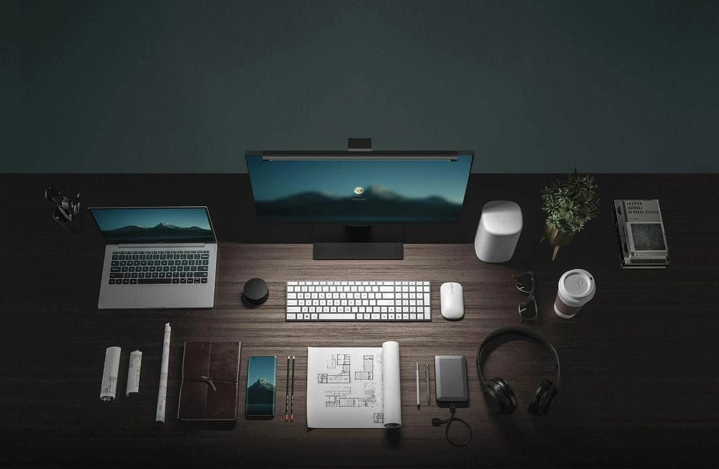 Llambë monitori Xiaomi Mi Computer Monitor Light Bar MJGJD01SYL, telekomandë pa tela, Ra95, e zezë