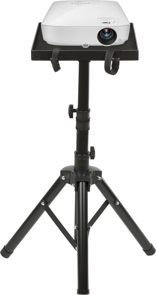 Qëndrim portativ për projektor Maclean MC-920, i rregullueshëm, 1.2m, i zi