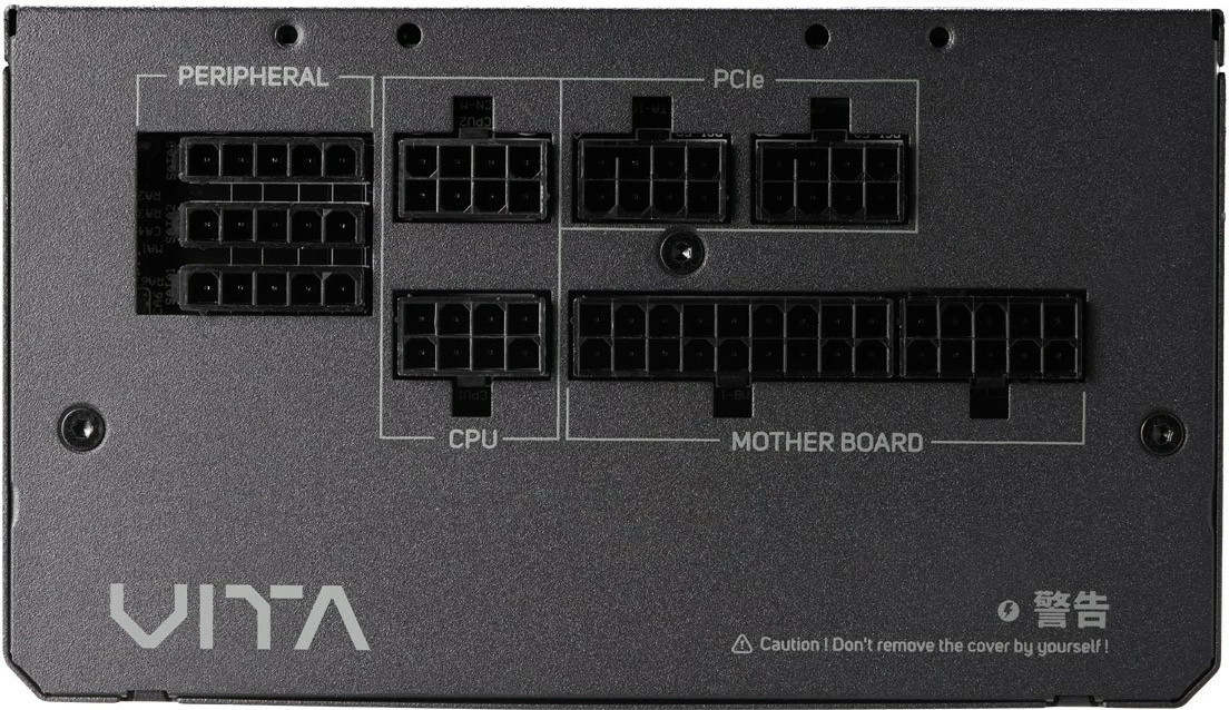 Kasë energjie FSP VITA GM 750W, 80+ Gold, Vollmodular, ATX 3.0, e zezë