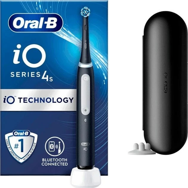 Furçë dhëmbësh elektrike Braun Oral-B iO4s, e zezë